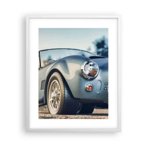 Plakat i hvid ramme - Fordi stil betyder noget - 40x50 cm