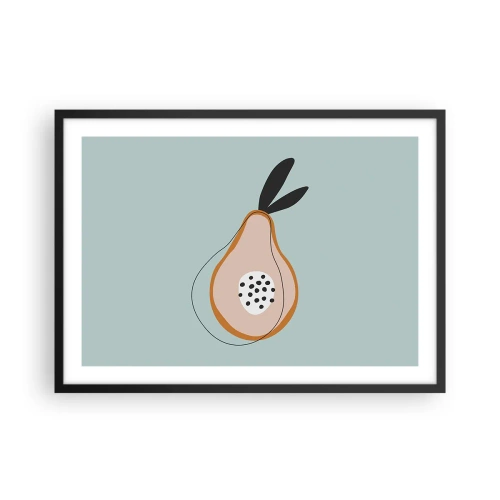 Plakat i sort ramme - Trænge ind i tingenes natur - 70x50 cm