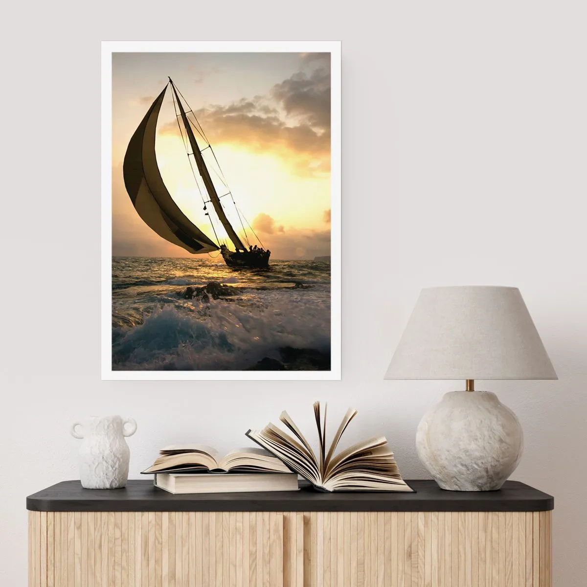 Plakat - I medvind og modvind - 61x91 cm