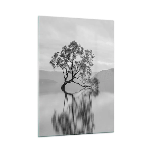 Billede på glas - Der findes et land - 50x70 cm