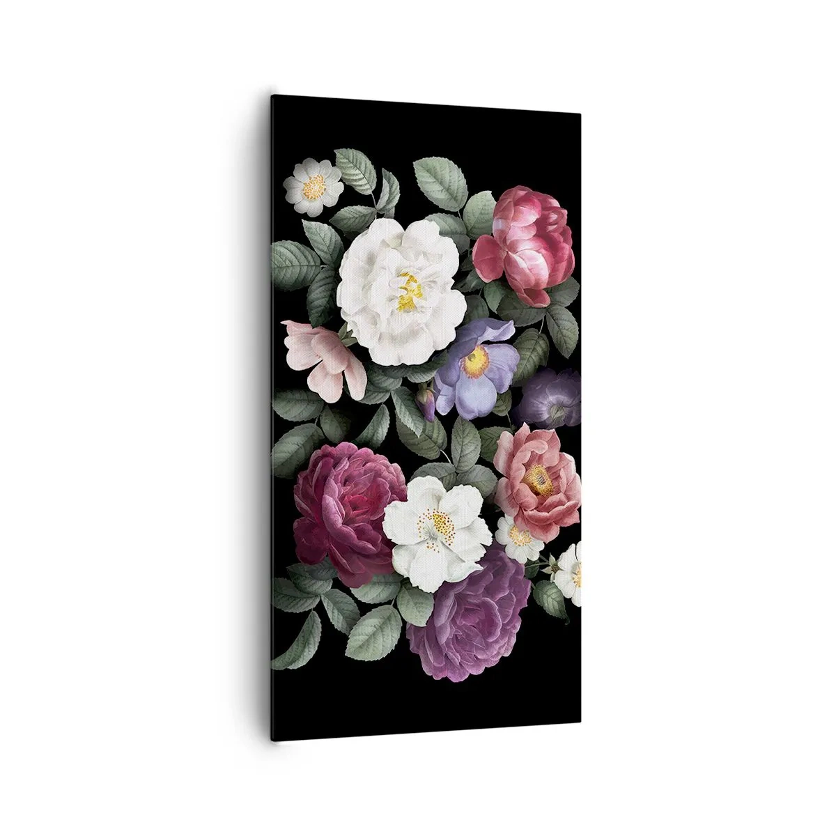 Lærredstryk - Billede på lærred - Fra en engelsk have - 65x120 cm