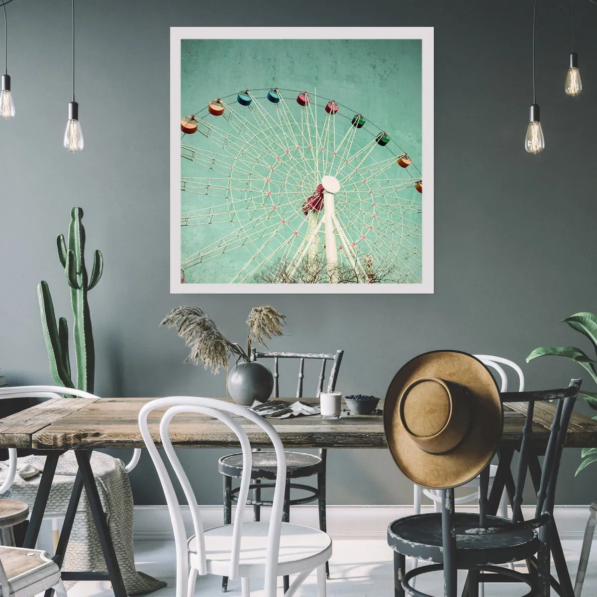 Plakat - Vi inviterer dig til at lege - 30x30 cm