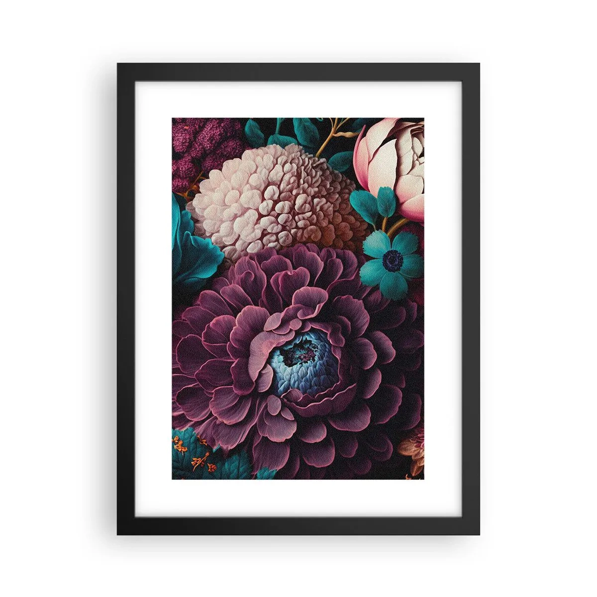 Plakat i sort ramme - Natur i overflod - 30x40 cm