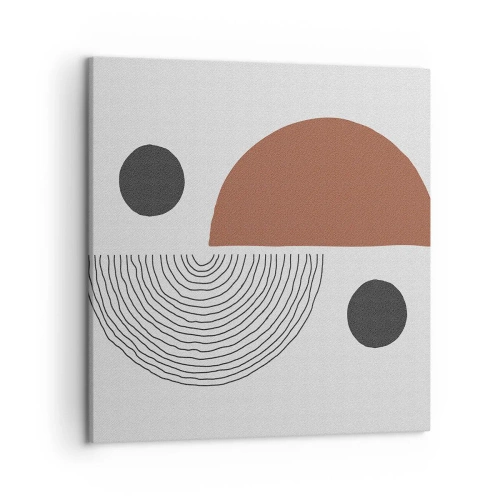 Lærredstryk - Billede på lærred - Perfektion af hjulet - 50x50 cm