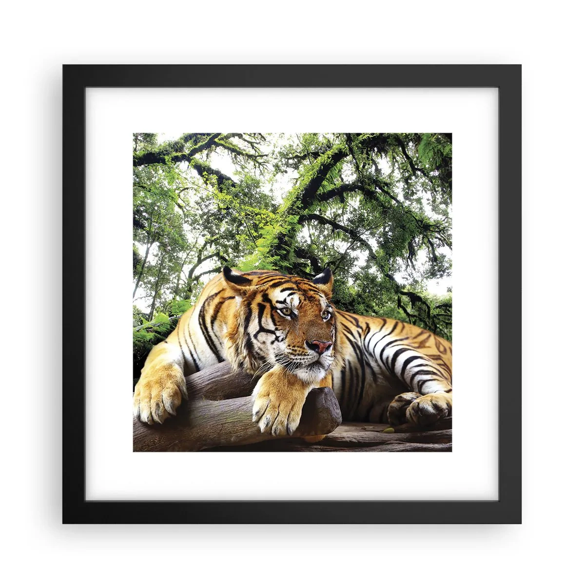 Plakat i sort ramme - Med venlig hilsen - 30x30 cm