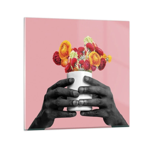 Billede på glas - Livets apotheose - 40x40 cm