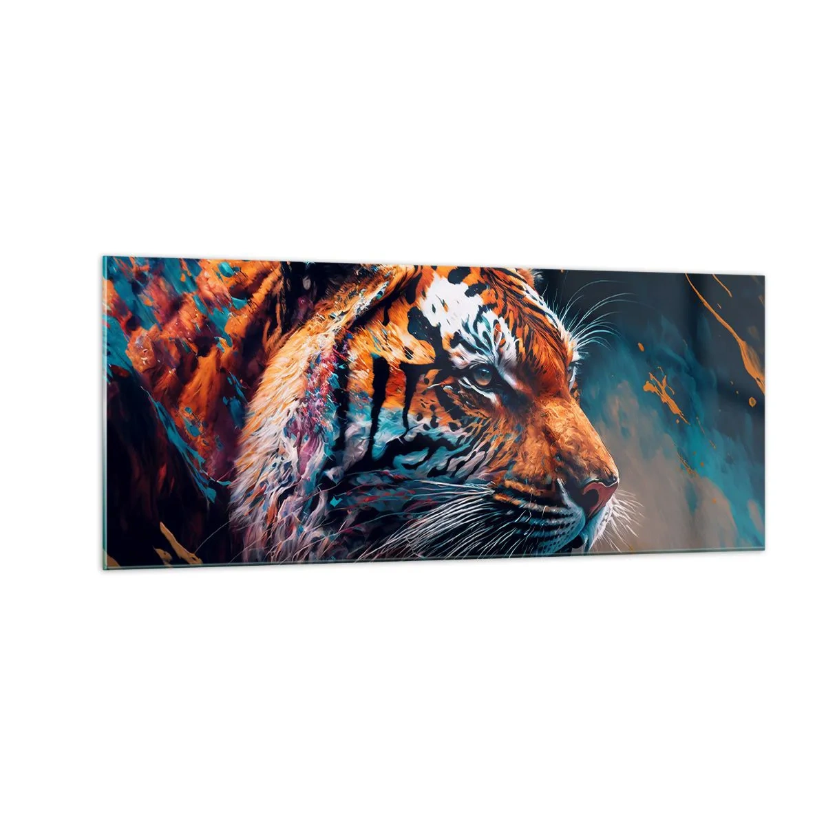 Billede på glas - Vild skønhed - 100x40 cm