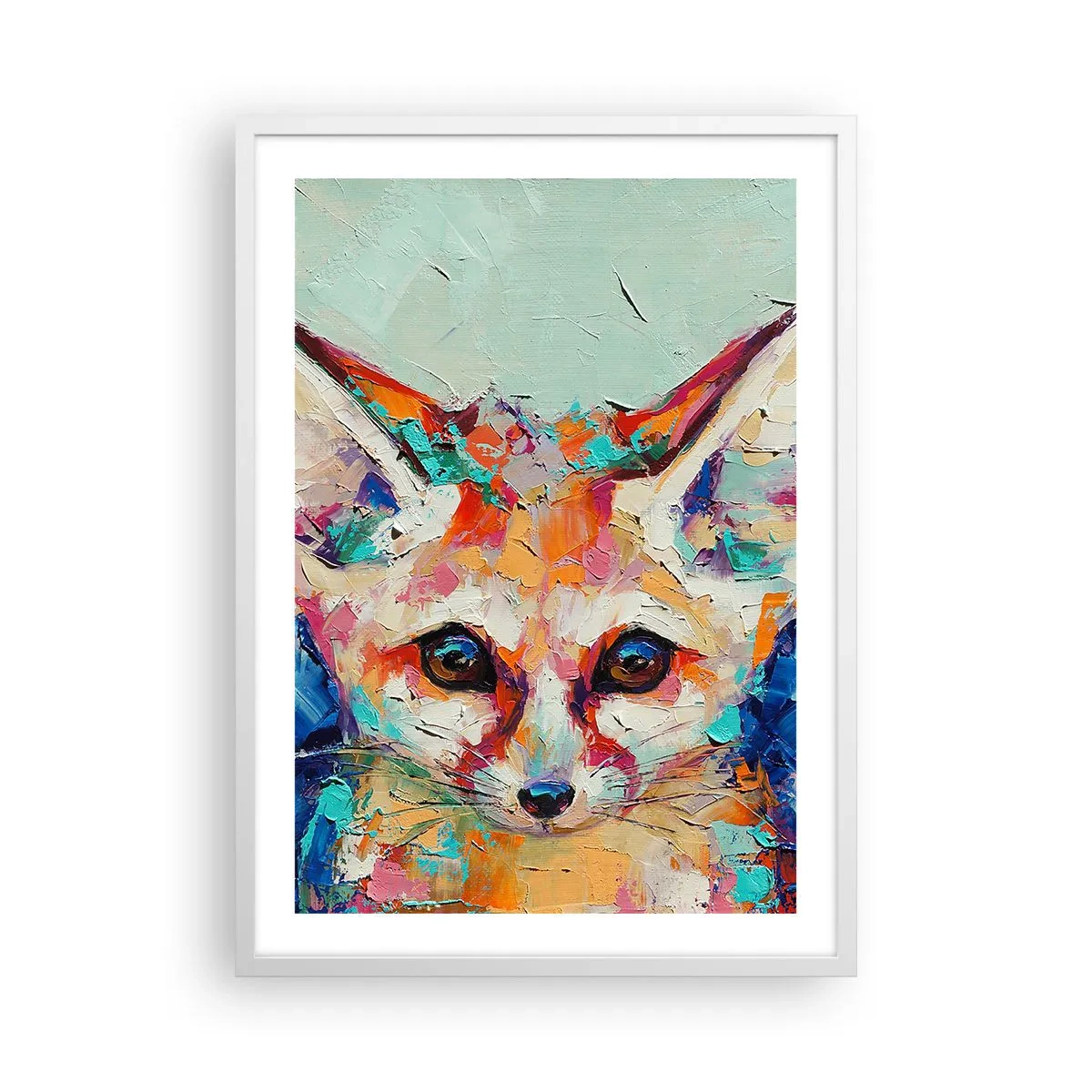 Plakat i hvid ramme - Er du klar til mig? - 50x70 cm