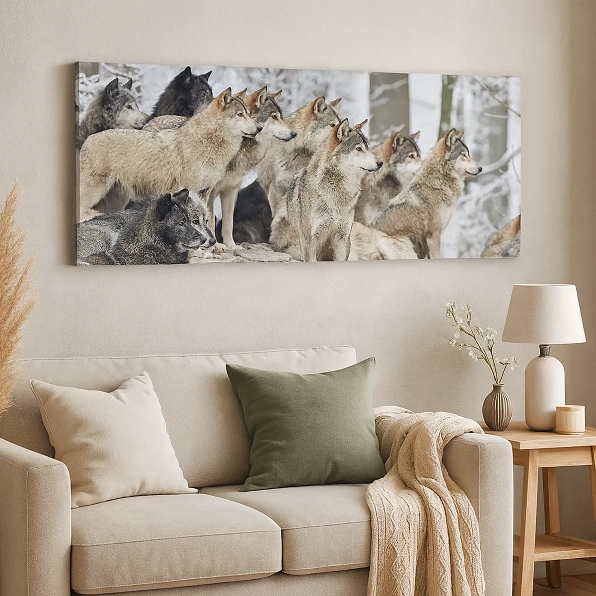 Lærredstryk - Billede på lærred - Familie og venner - 30x30 cm