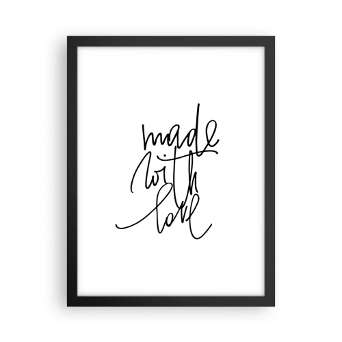 Plakat i sort ramme - Det bedste mærke - 30x40 cm