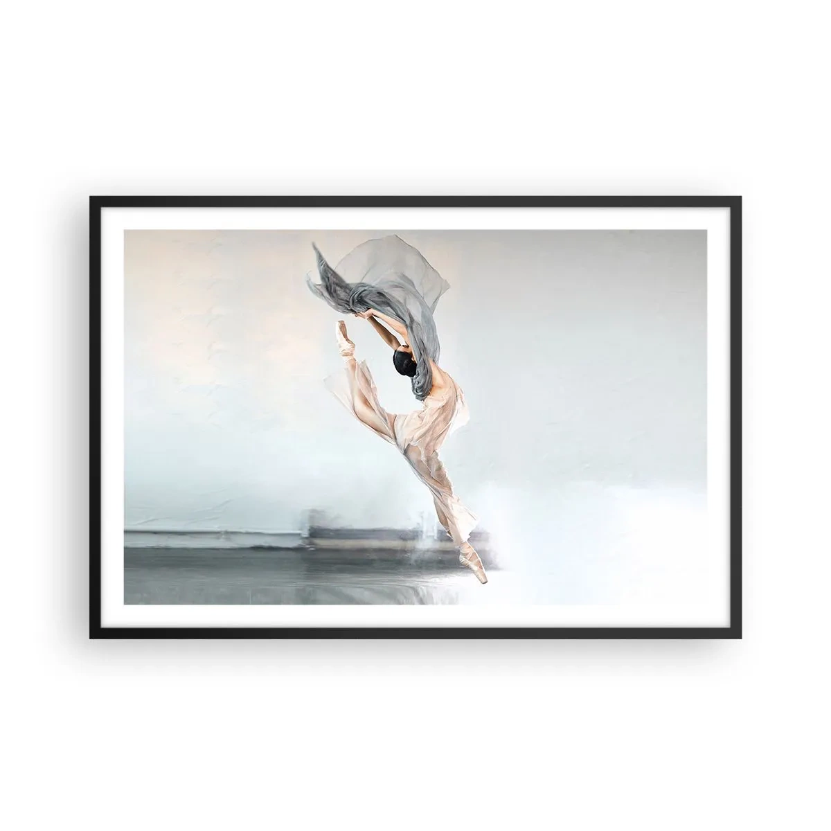 Plakat i sort ramme - I dansende henrykkelse - 91x61 cm