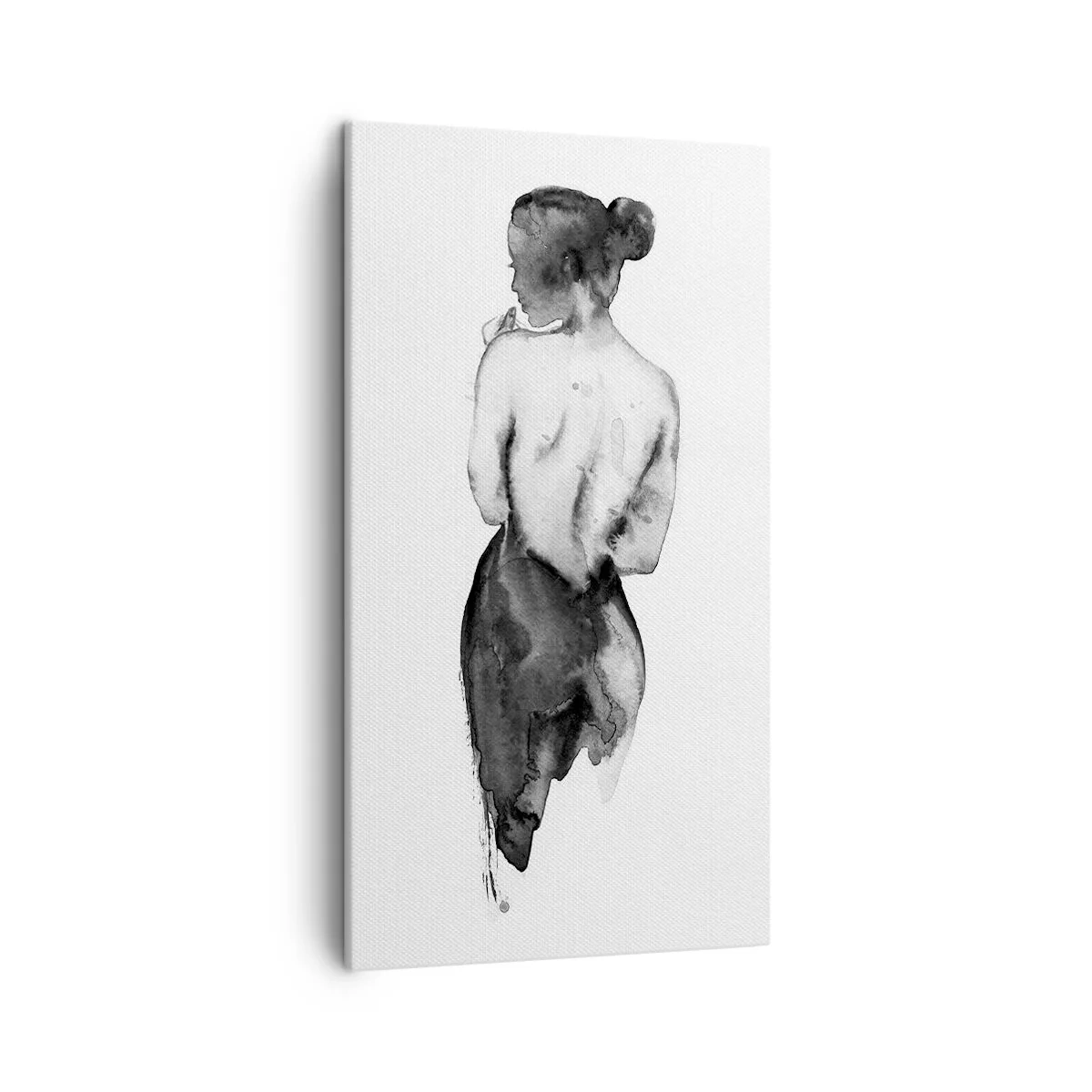 Lærredstryk - Billede på lærred - Med hende forsvinder verden - 45x80 cm