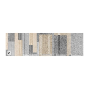 Prøve Fototapet Premium Sand - Komposition: hold den lodret - Abstraktion, Linjer, Pastel - 100x30 cm