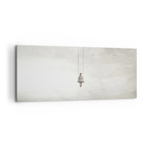 Lærredstryk - Billede på lærred - Barnet i os selv - 120x50 cm