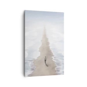 Lærredstryk - Billede på lærred - Lys fremtid - 80x120 cm