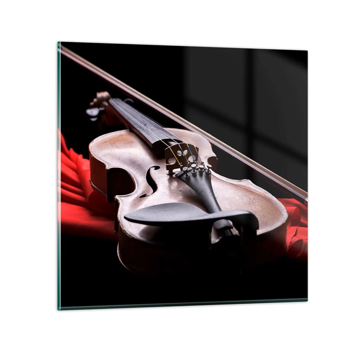 Billede på glas - Musik af følelser - 50x50 cm