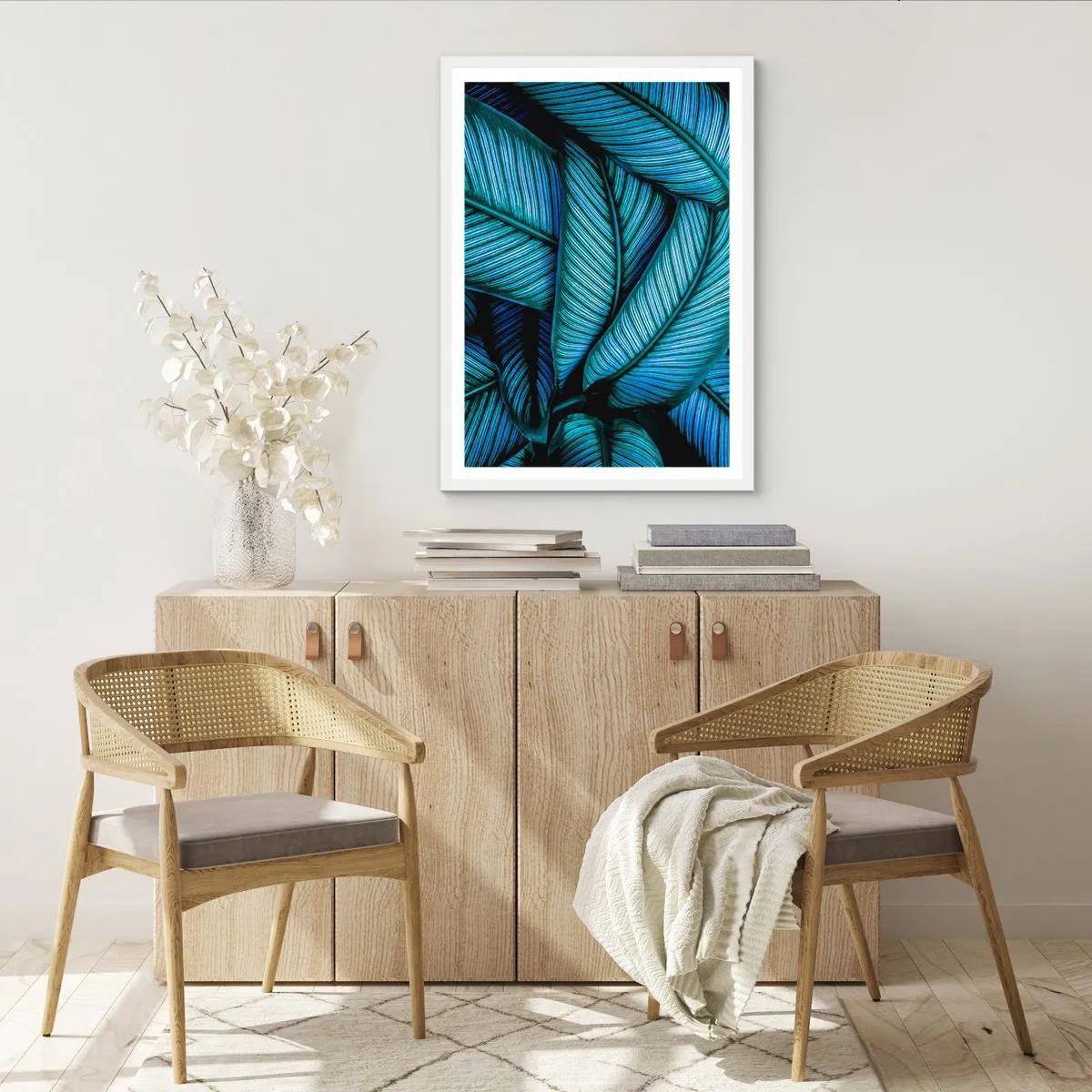 Plakat i hvid ramme - Livslinjer - 40x50 cm