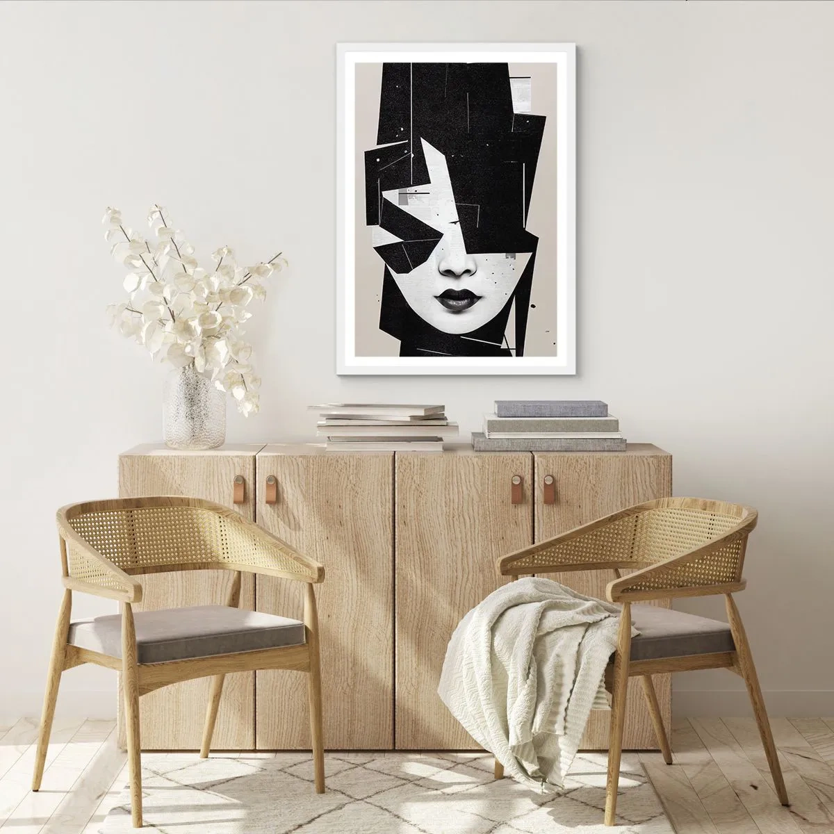 Plakat i hvid ramme - Dybt skjult - 50x70 cm