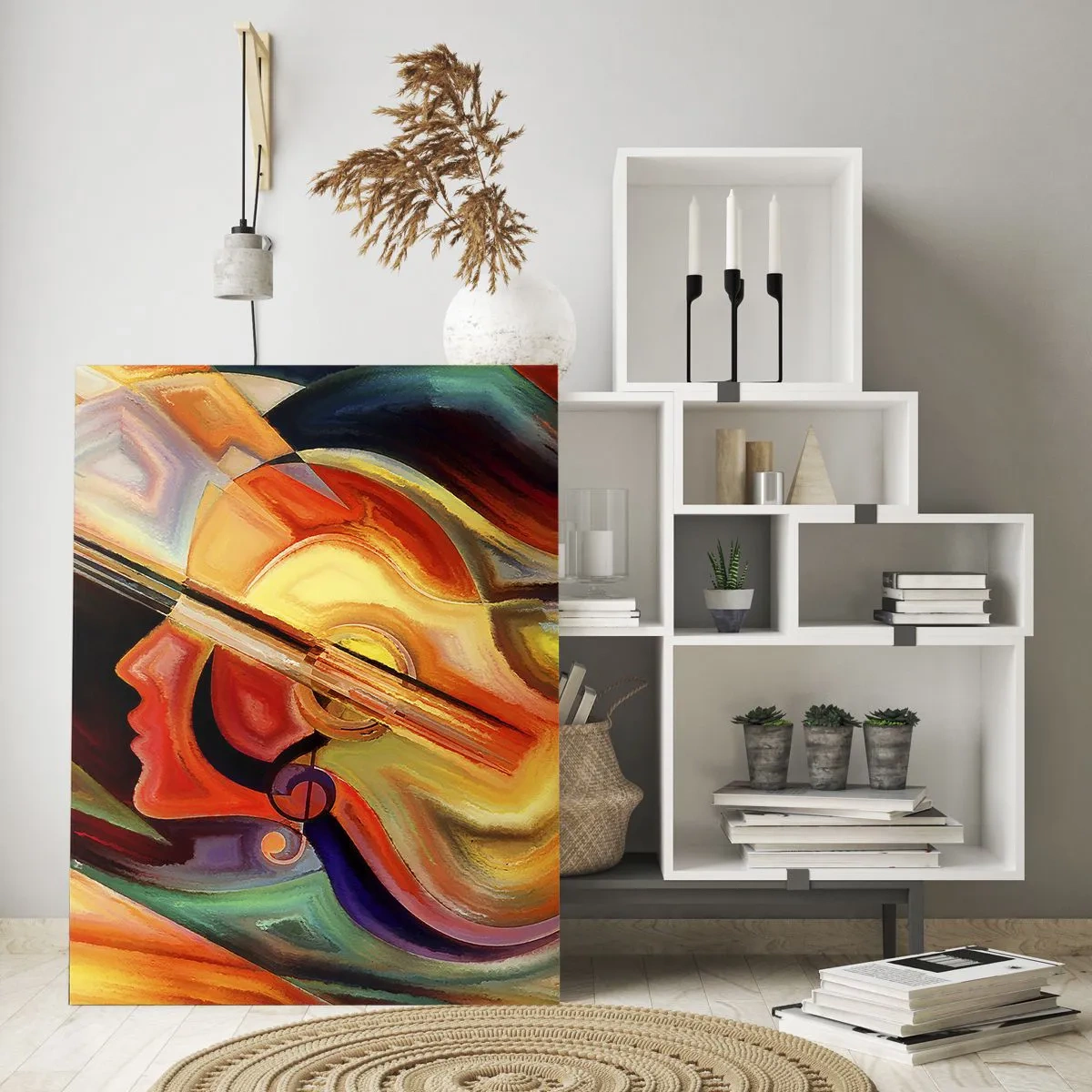 Billede på glas - Og alt er i orden - 50x70 cm
