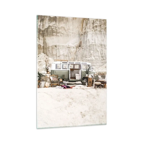 Billede på glas - Tid til at starte rejsen - 80x120 cm