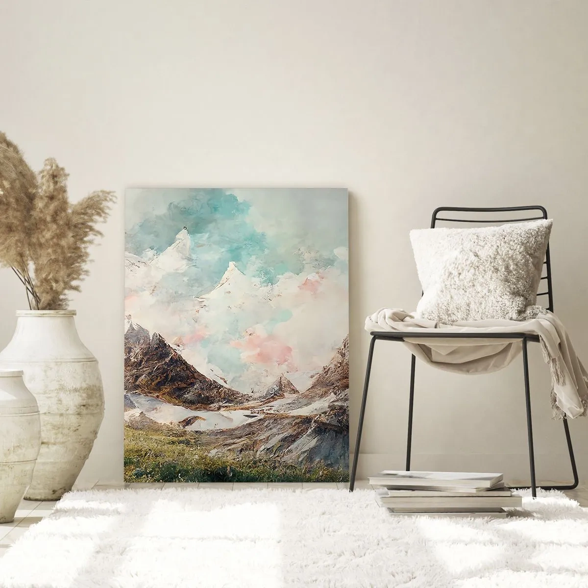 Billede på glas - Stenede knive - 70x100 cm