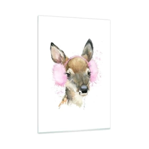 Billede på glas - Og frosten er ikke længere skræmmende - 80x120 cm