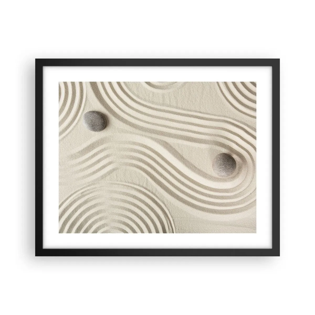 Plakat i sort ramme - Et strejf af varme - 50x40 cm