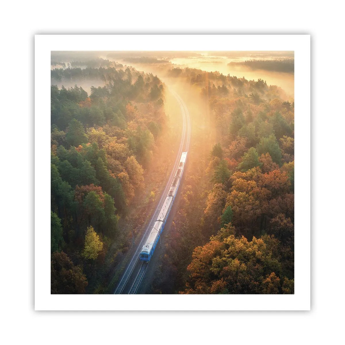 Plakat - Efterårsrejse - 60x60 cm