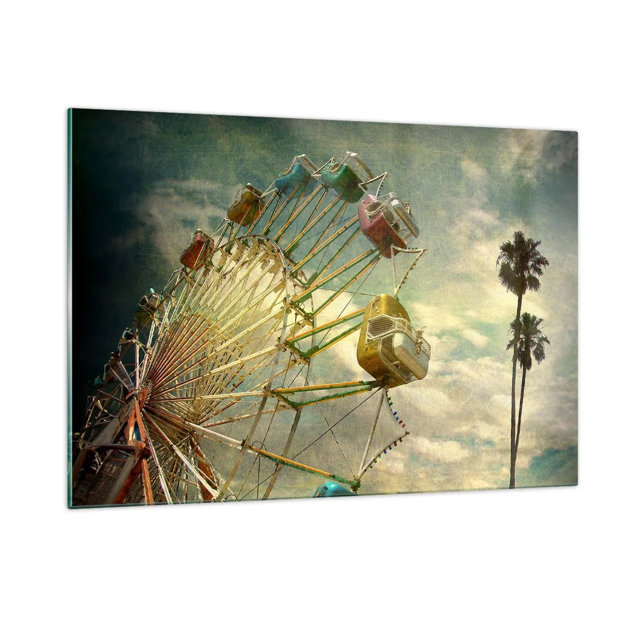 Billede på glas - Vil være, vil være sjov.... - 120x80 cm