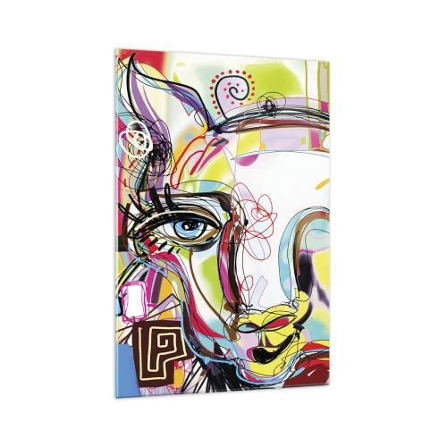 Billede på glas - Rigdommen ved katteeksamen - 70x100 cm