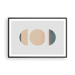 Plakat i sort ramme - Hjul for hjul - 91x61 cm