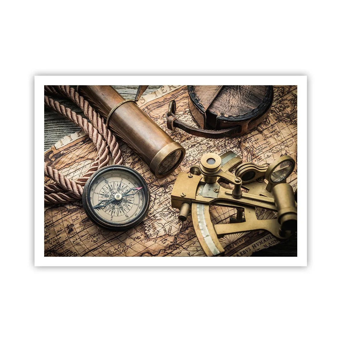 Plakat - Fastlægge kursen - 100x70 cm