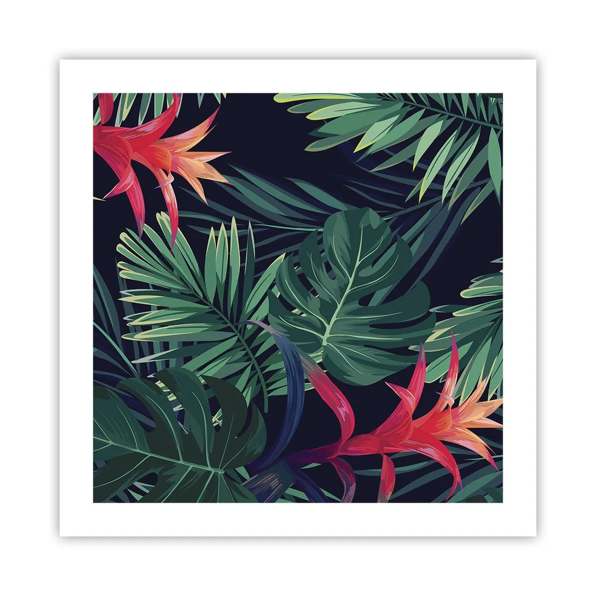 Plakat - Brænd i grønt - 50x50 cm