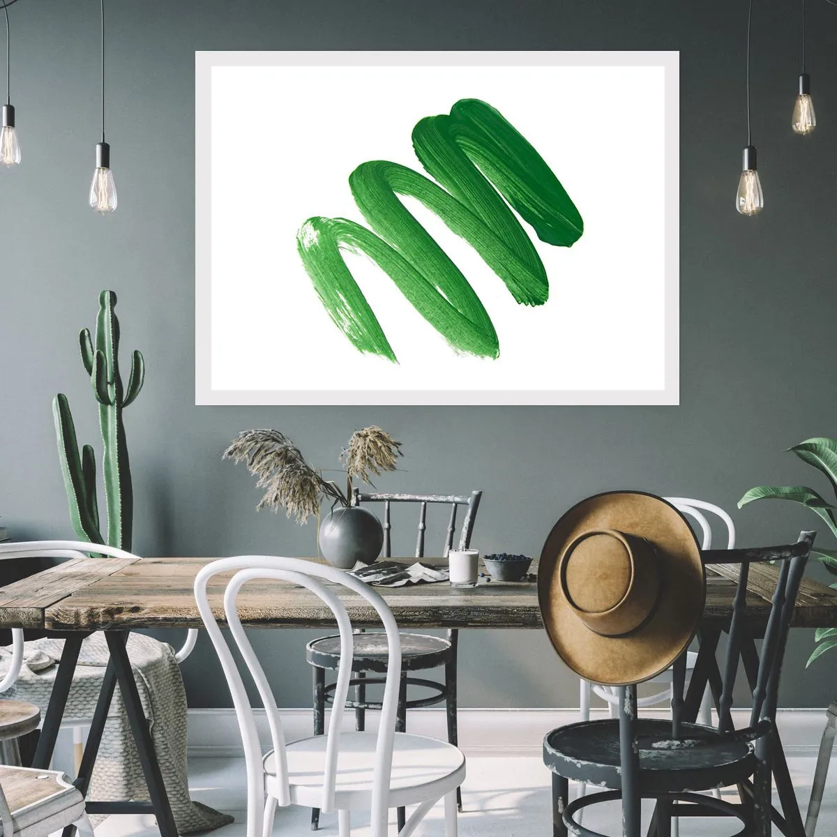 Plakat - En grøn vittighed - 100x70 cm