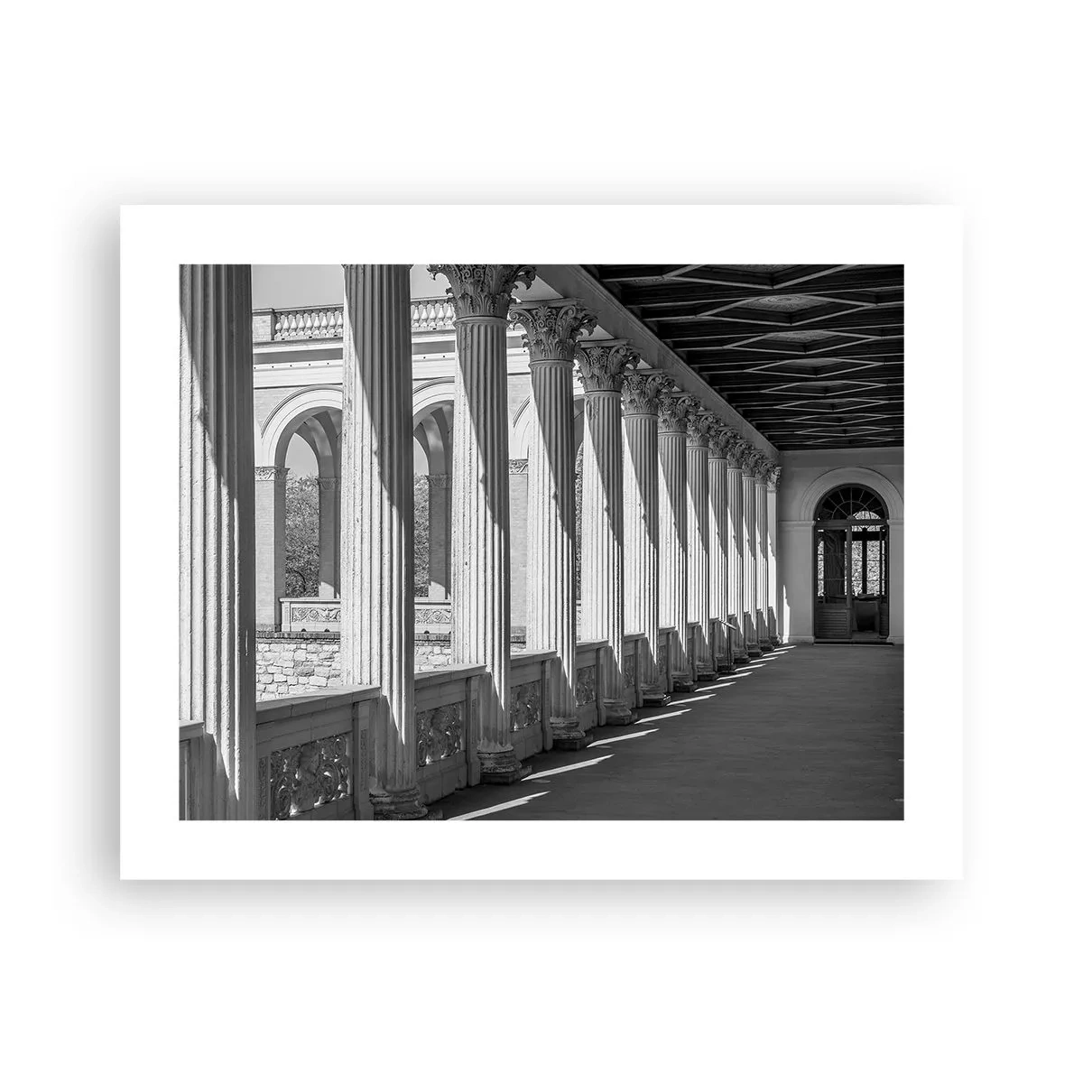 Plakat - Solrig arkade - 50x40 cm