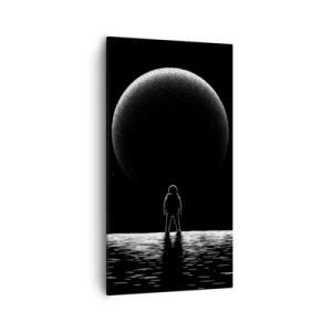 Lærredstryk - Billede på lærred - Ansigt til ansigt - 55x100 cm