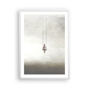 Plakat i hvid ramme - Barnet i os selv - 50x70 cm