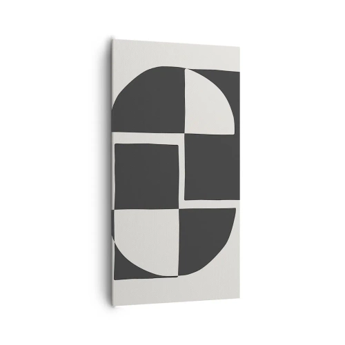 Lærredstryk - Billede på lærred - Antitese - syntese - 65x120 cm