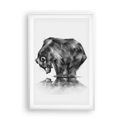 Plakat i hvid ramme - Dejligt at se nogen tæt på - 61x91 cm