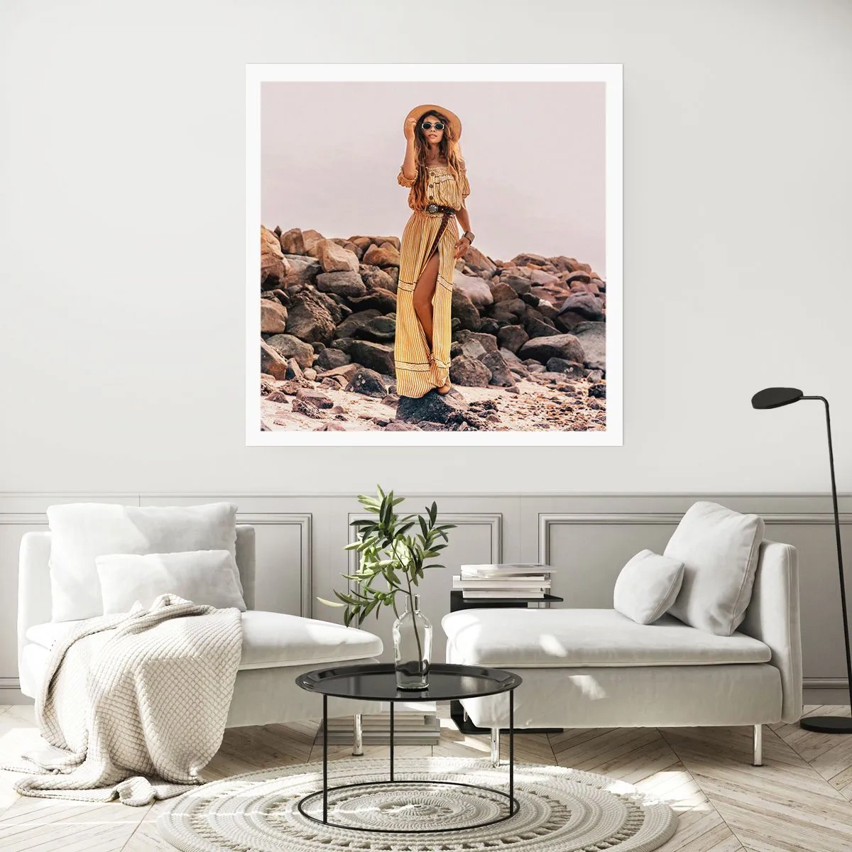 Plakat - Magien ved sten - 50x50 cm