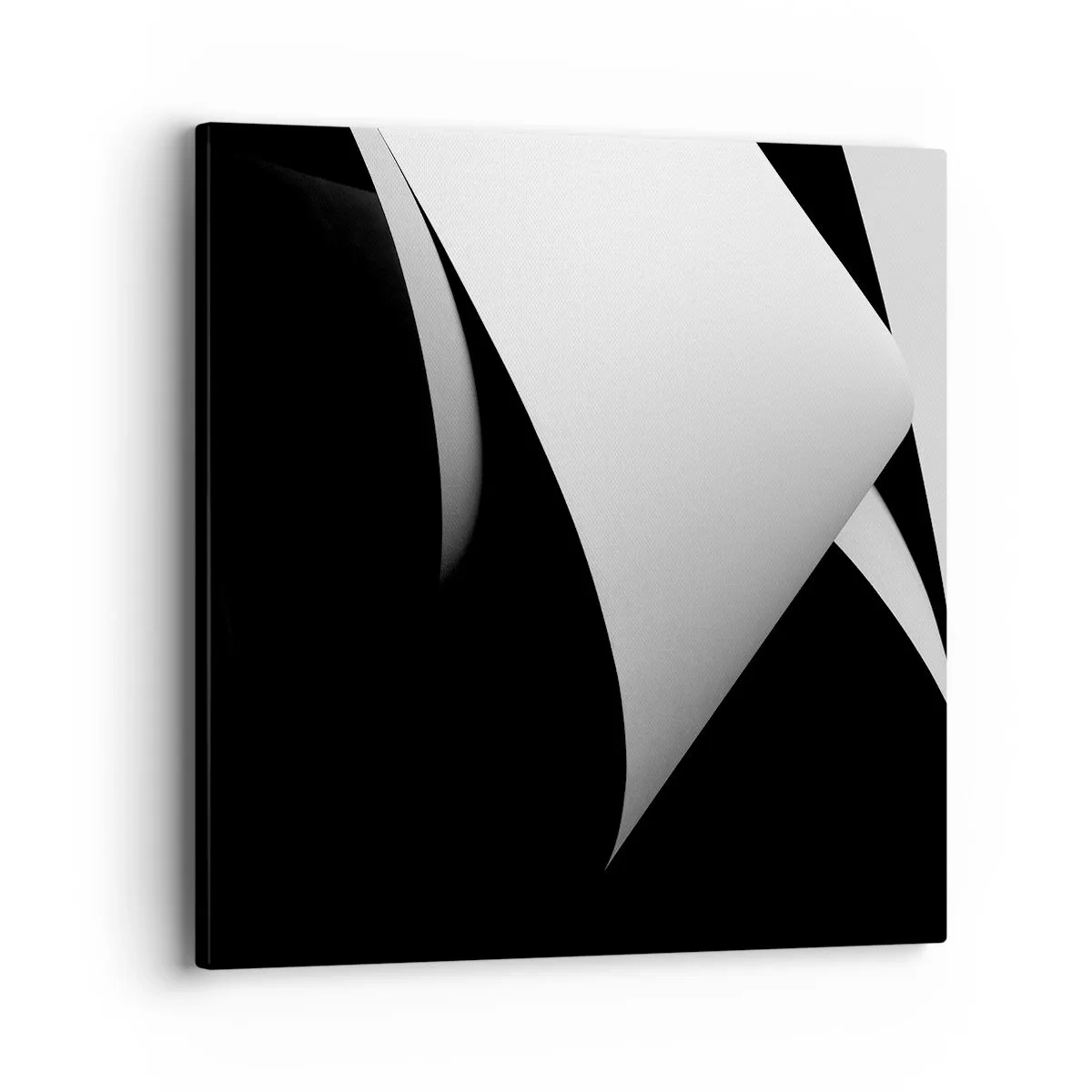 Lærredstryk - Billede på lærred - Lysflader fra skyggernes dybder - 40x40 cm