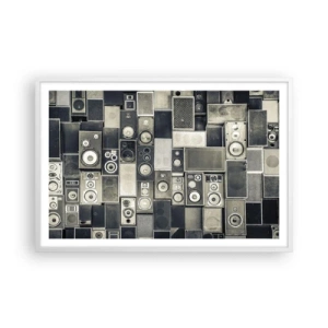 Plakat i hvid ramme - Og alt er i orden - 91x61 cm
