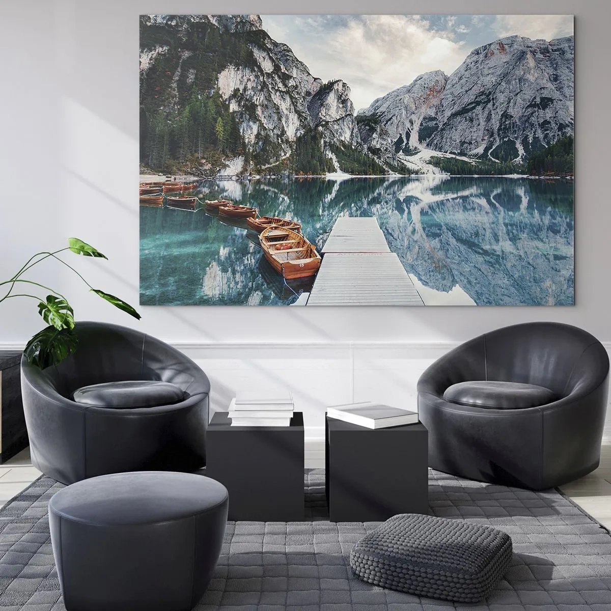 Billede på glas - Vi vil vise dig skønheden - 120x80 cm