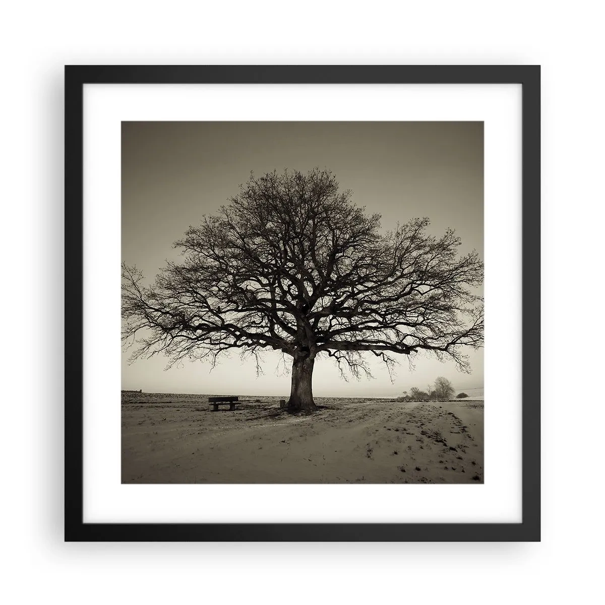 Plakat i sort ramme - Herfra og til evigheden - 40x40 cm