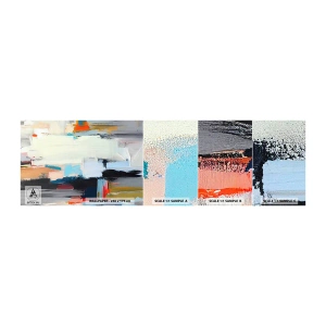 Prøve Fototapet Selvklæbende Deluxe Sticker - Er der en metode? - Moderne, Maling, Minimalistisk - 100x30 cm