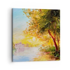 Lærredstryk - Billede på lærred - Et in Arcadia ego - 70x70 cm