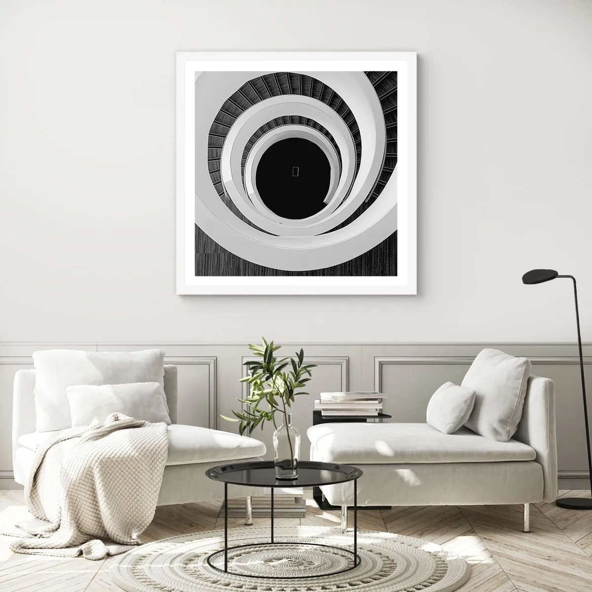 Plakat i hvid ramme - Til sagen - 30x30 cm