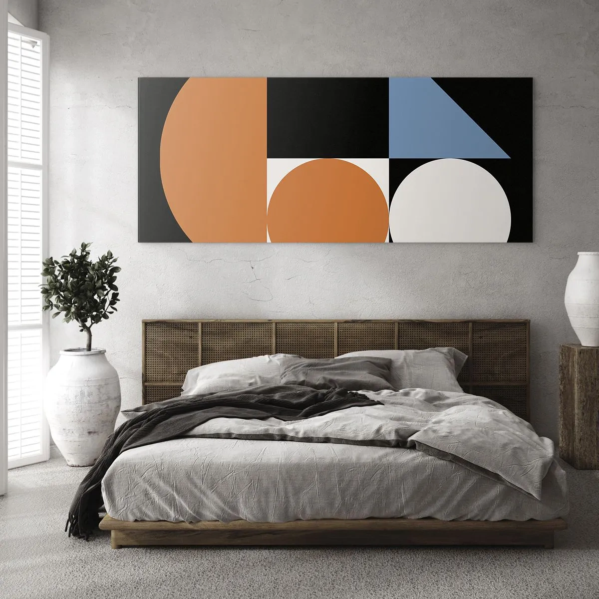 Billede på glas - System til figurer - 120x50 cm