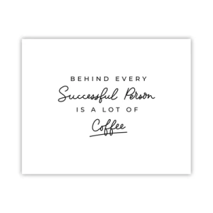 Plakat - Hemmeligheden bag succes - 50x40 cm