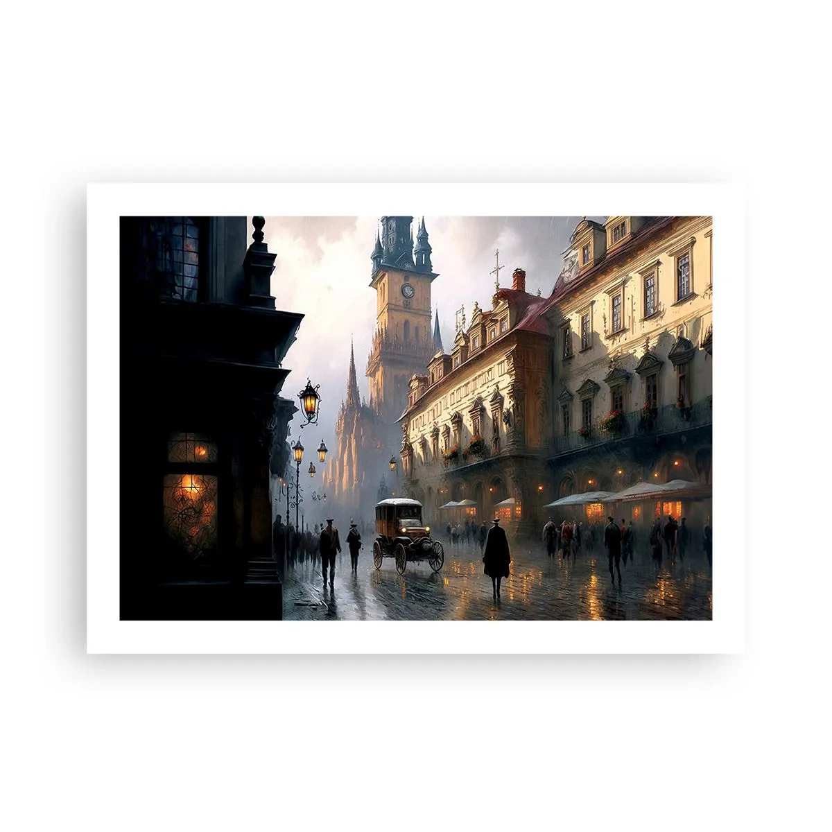 Plakat - Magien i en aften i Prag - 70x50 cm